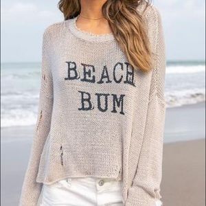 Wooden ships beach bum sweater